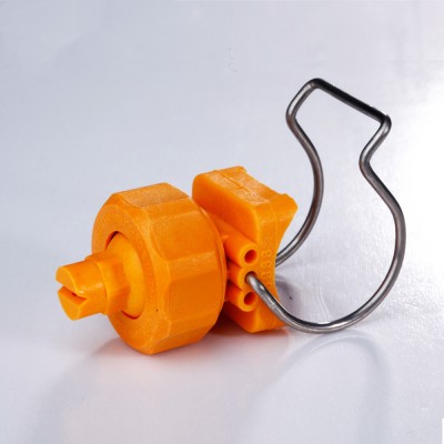 CYCO Adjustable Plastic Clip Type Surface Treatment Cleaning Clamp Ball Spray Nozzle